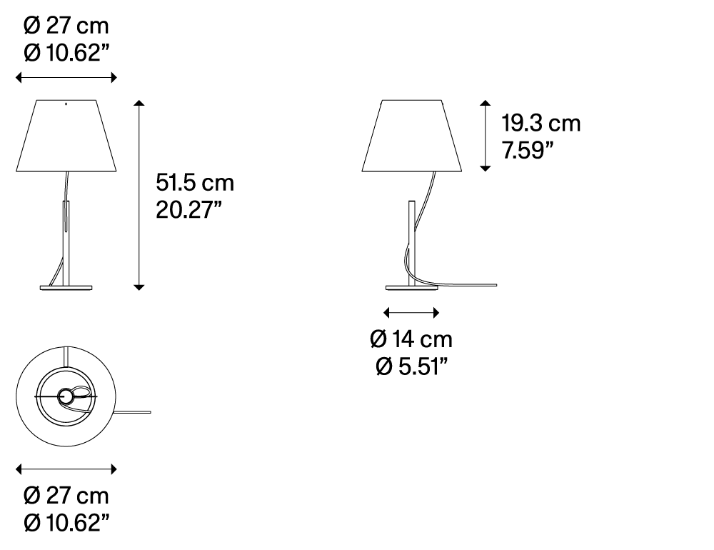 Product specifications for Matte White