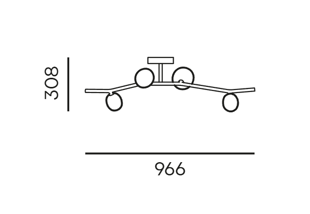 Product specifications for Smoke grey / White matte / Non Dimmable