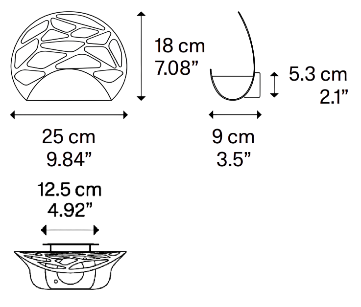 Product specifications for Matte White