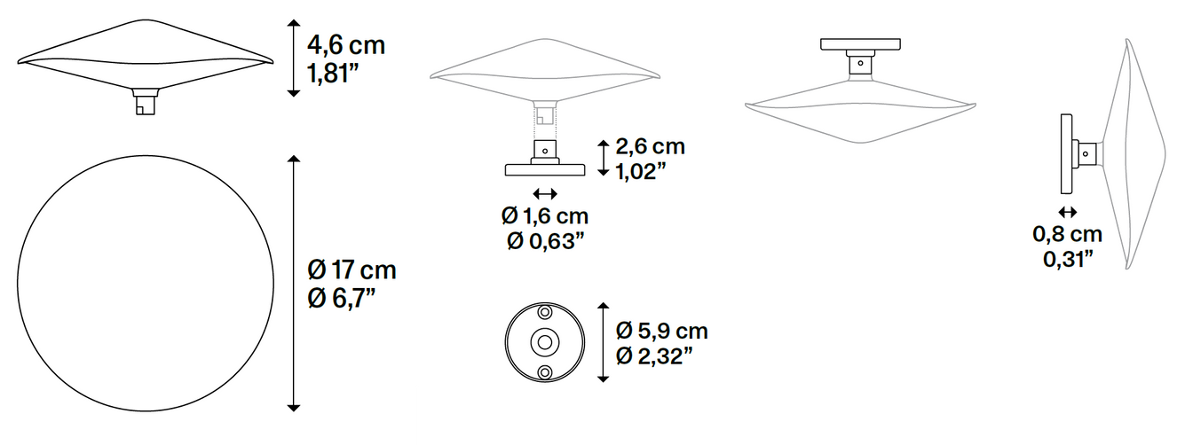 Product specifications for Fixing Base / Matte Black / 2200K