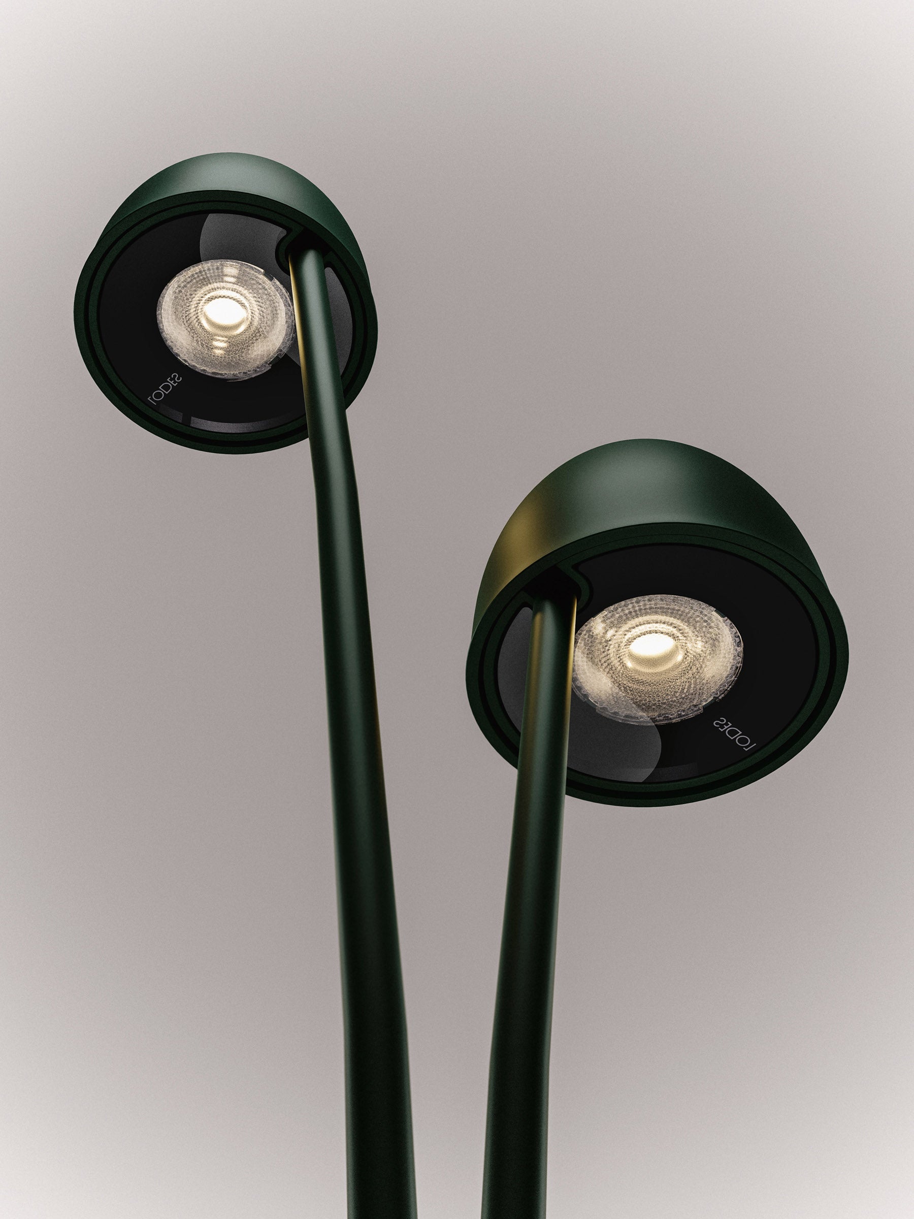 Cioèt Natural Green recessed LED and glass diffuser detail