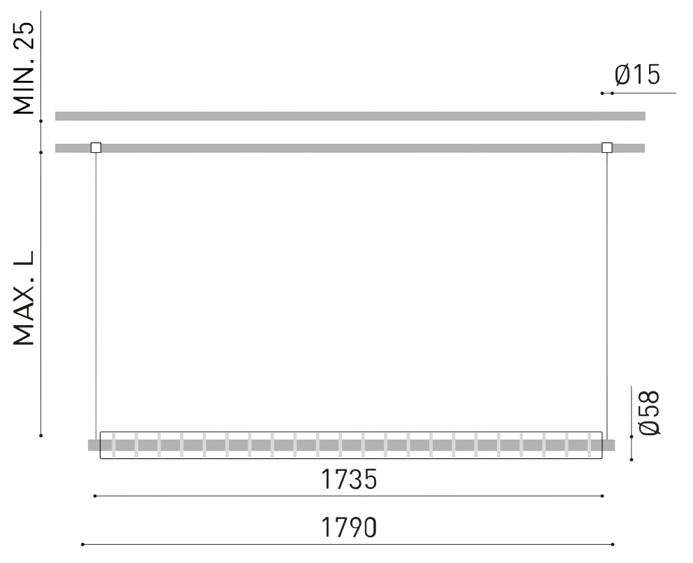 Product specifications for Brushed Gold / 2M / No Dim w/ 2700K
