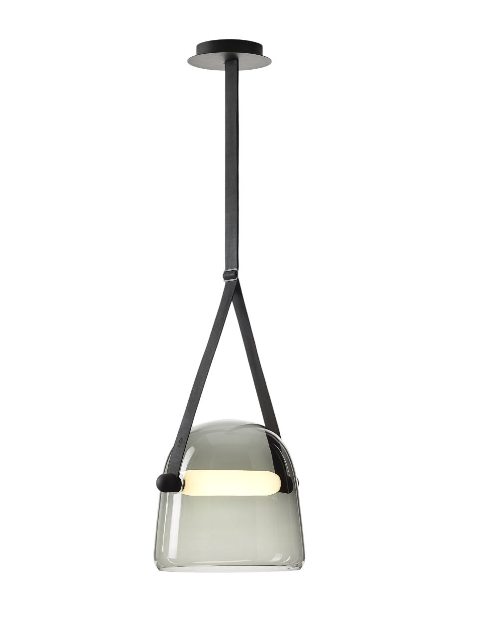 Mona Pendant - XL In Smoke Grey