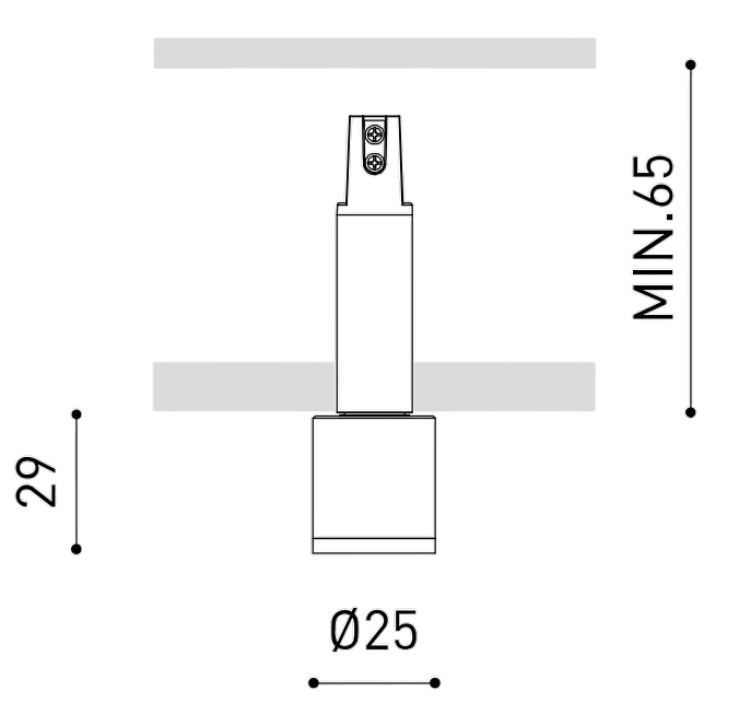 Product specifications for Textured Black / 19° / 2700K
