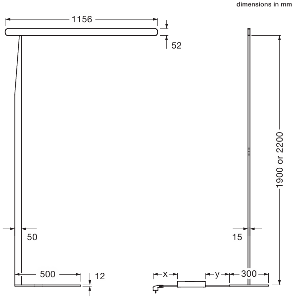 Product specifications for Matt White / Matt White / 190 cm