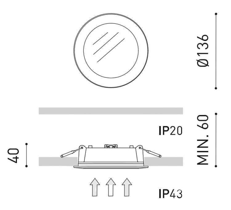 Product specifications for Mini 2 (7 W) / No Dim / 2700K