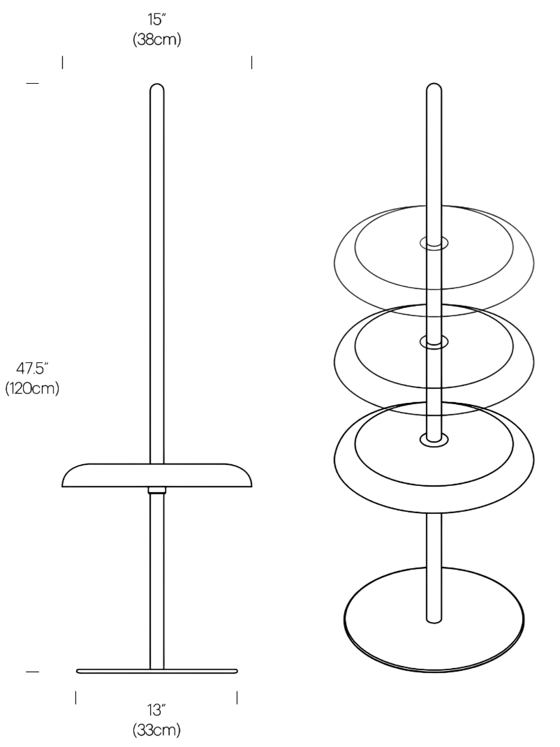 Product specifications for Oak / Black