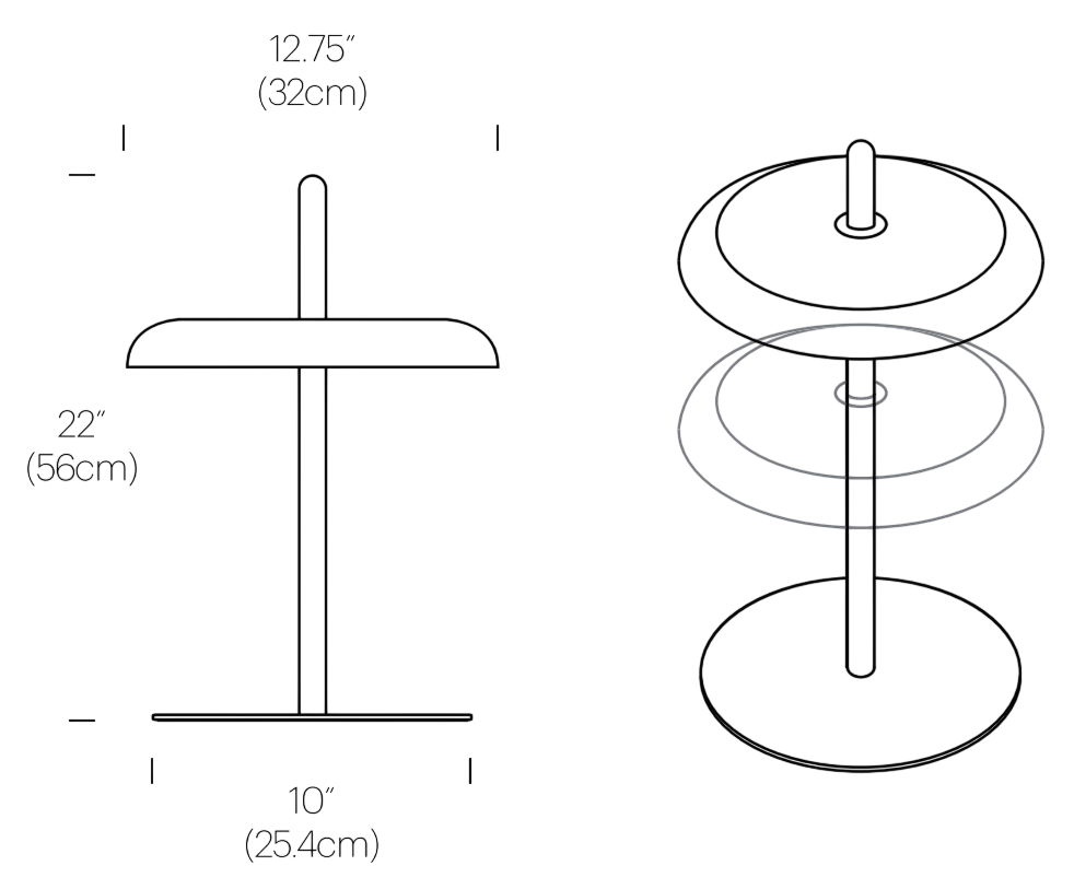 Product specifications for Oak / Black