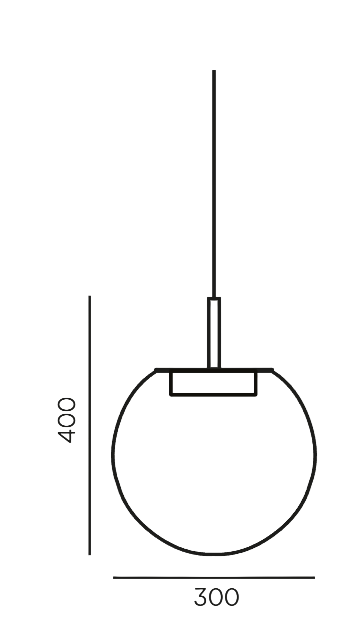 Orbis 300 - Trimless | Black | h 2.5/3.3 cm