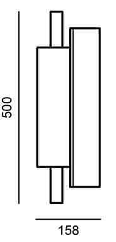 Product specifications for Transparent w/ Concrete - Anthracite / Glossy / No Dim