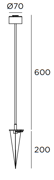 Product specifications for 60 cm / 2200K / Natural Black