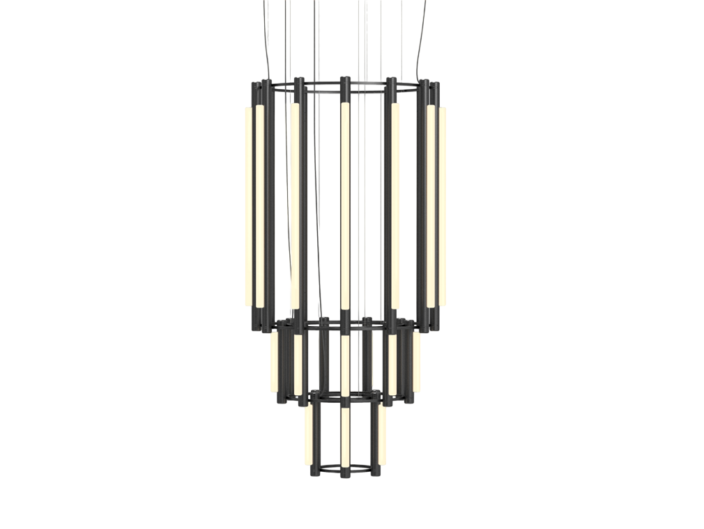 Pipeline Chandelier - Black