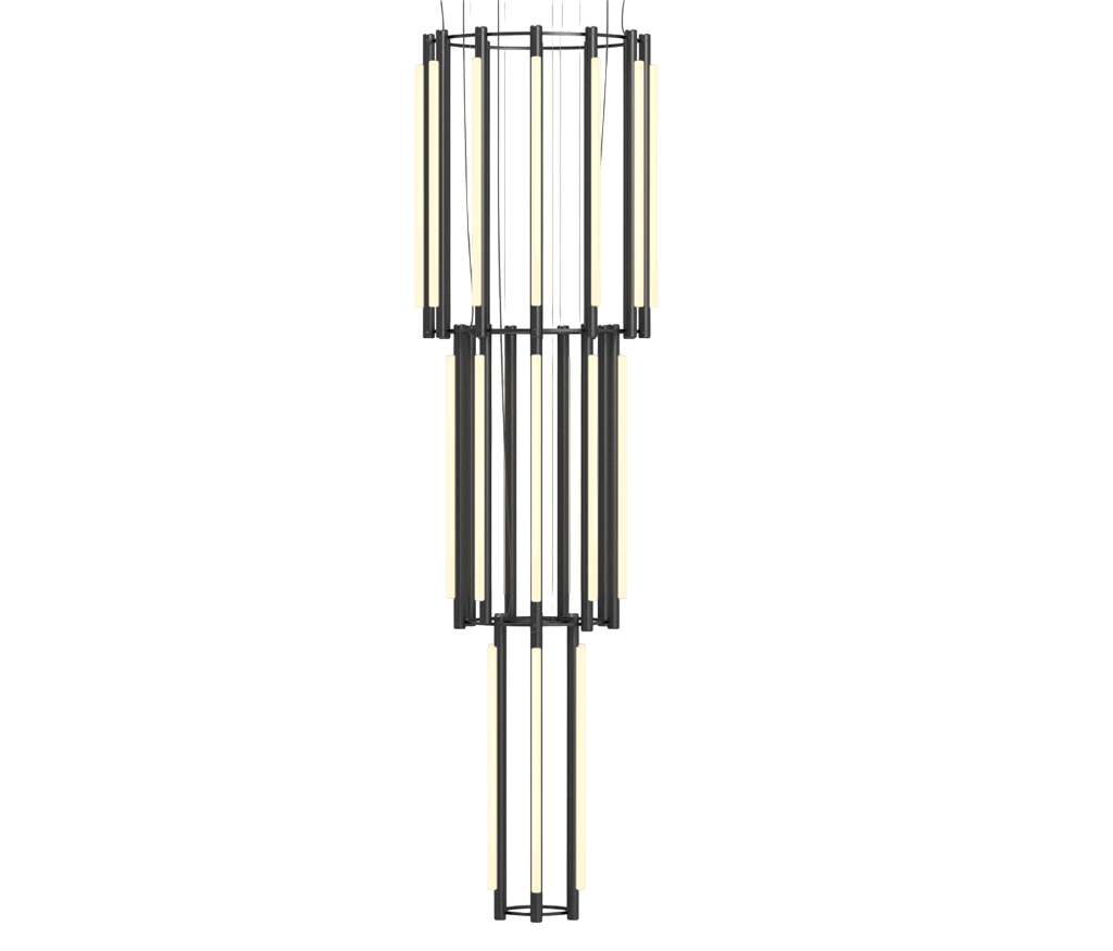 Pipeline Chandelier - Black