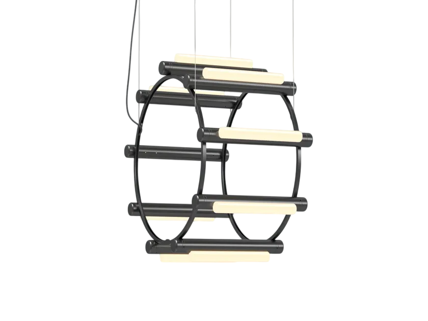 Pipeline Chandelier - Black