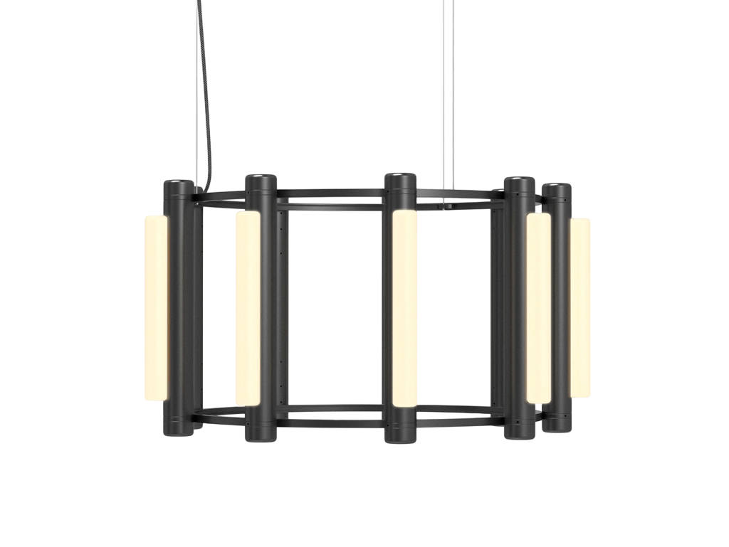 Pipeline Chandelier - Black