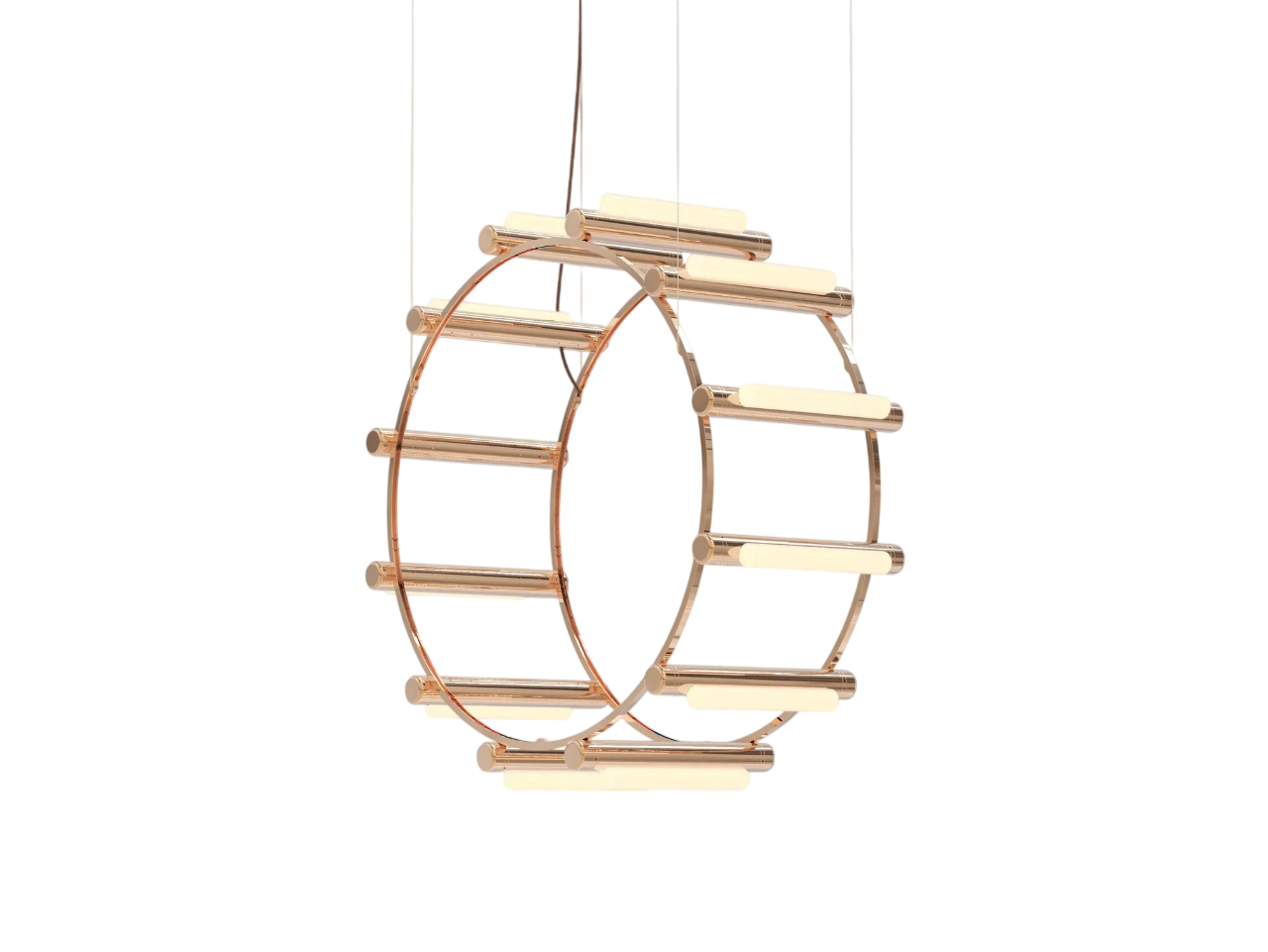 Pipeline Chandelier - Copper