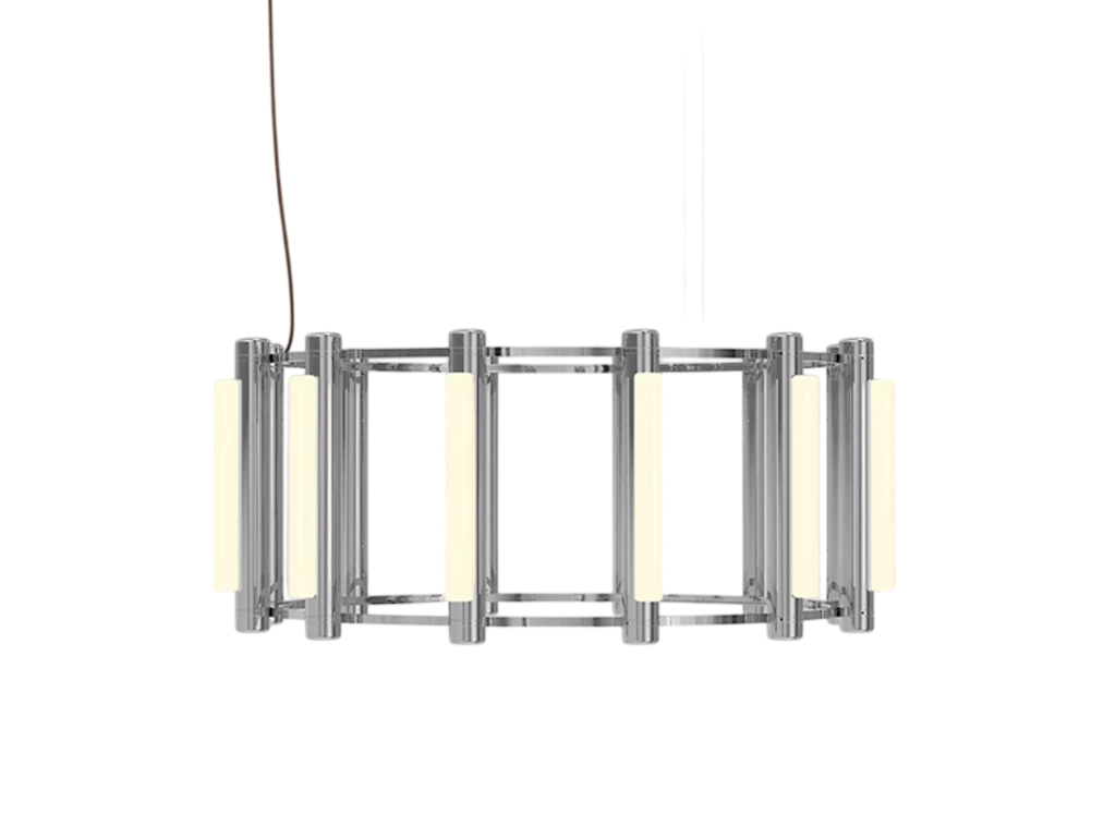 Pipeline Chandelier - Chrome
