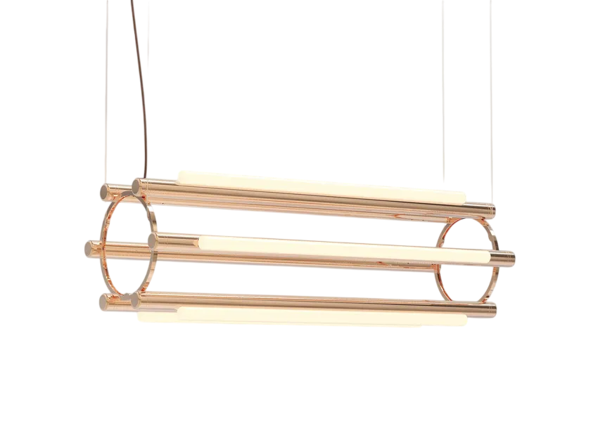 Pipeline Chandelier - Copper
