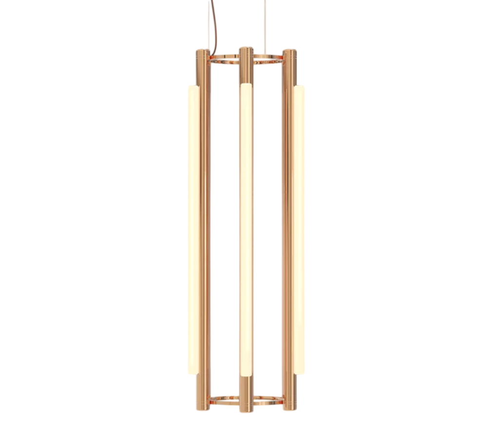 Pipeline Chandelier - Copper