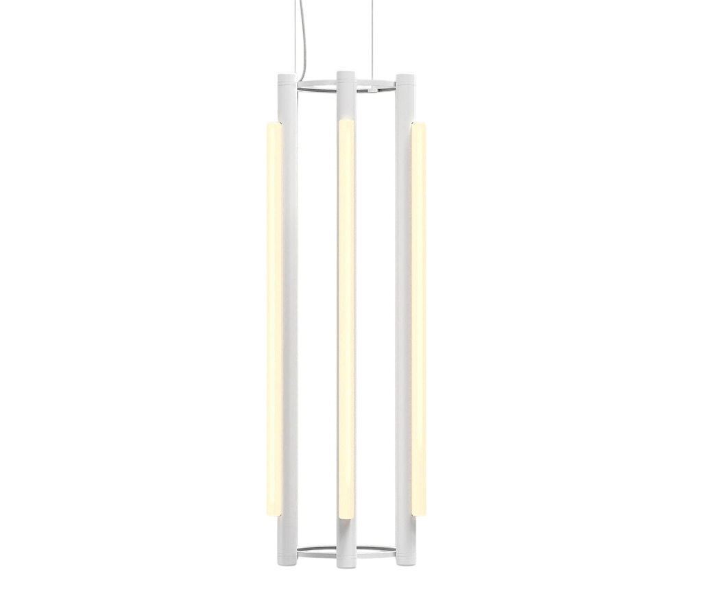 Pipeline Chandelier - White