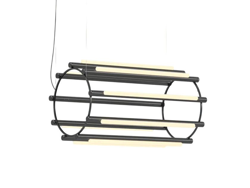 Pipeline Chandelier - Black