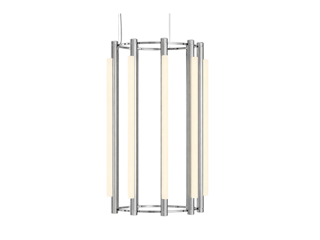 Pipeline Chandelier - Chrome