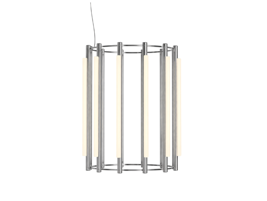 Pipeline Chandelier - Chrome