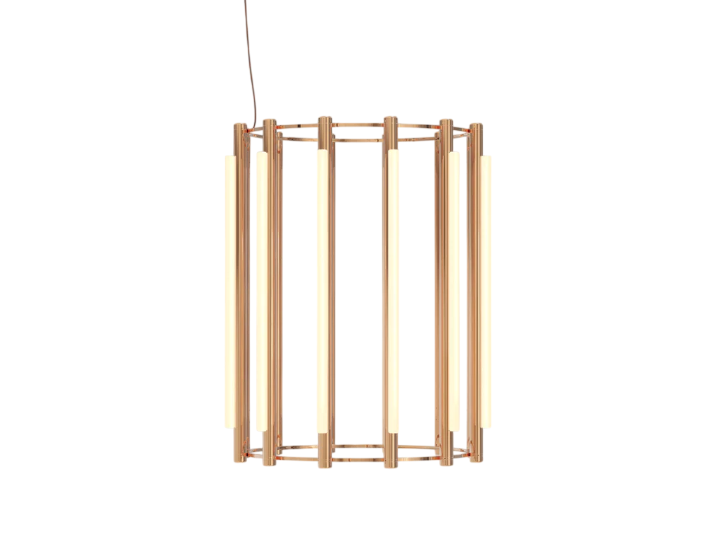 Pipeline Chandelier - Copper