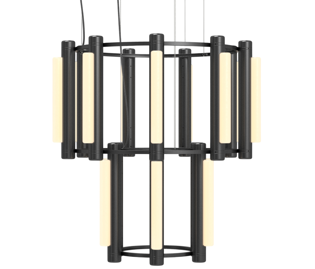 Pipeline Chandelier - Black