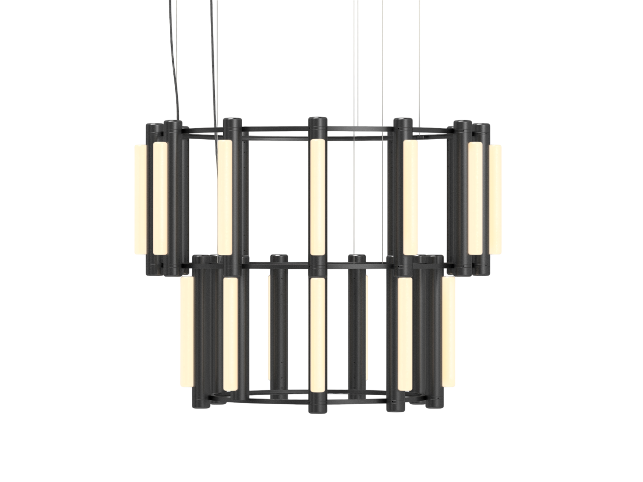 Pipeline Chandelier - Black