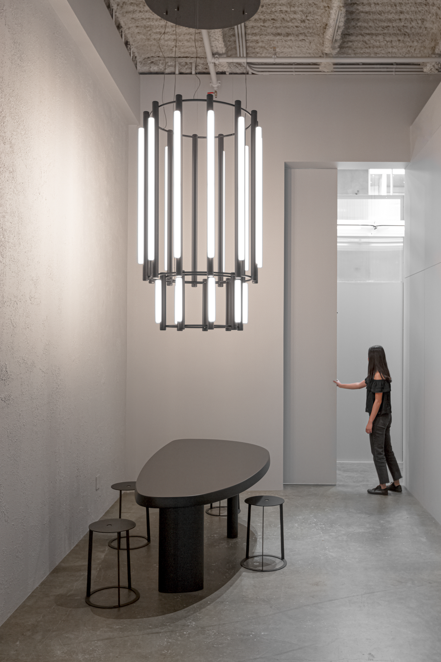 Pipeline Chandelier - Copper