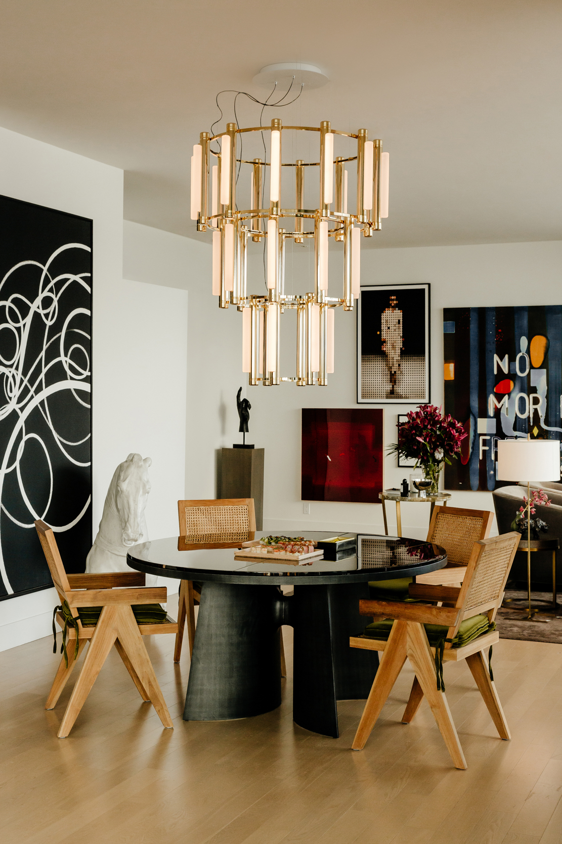 Pipeline Chandelier - Chrome
