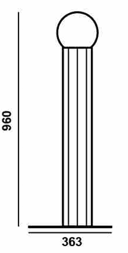 Product specifications for Smoke Grey w/ Brush steel