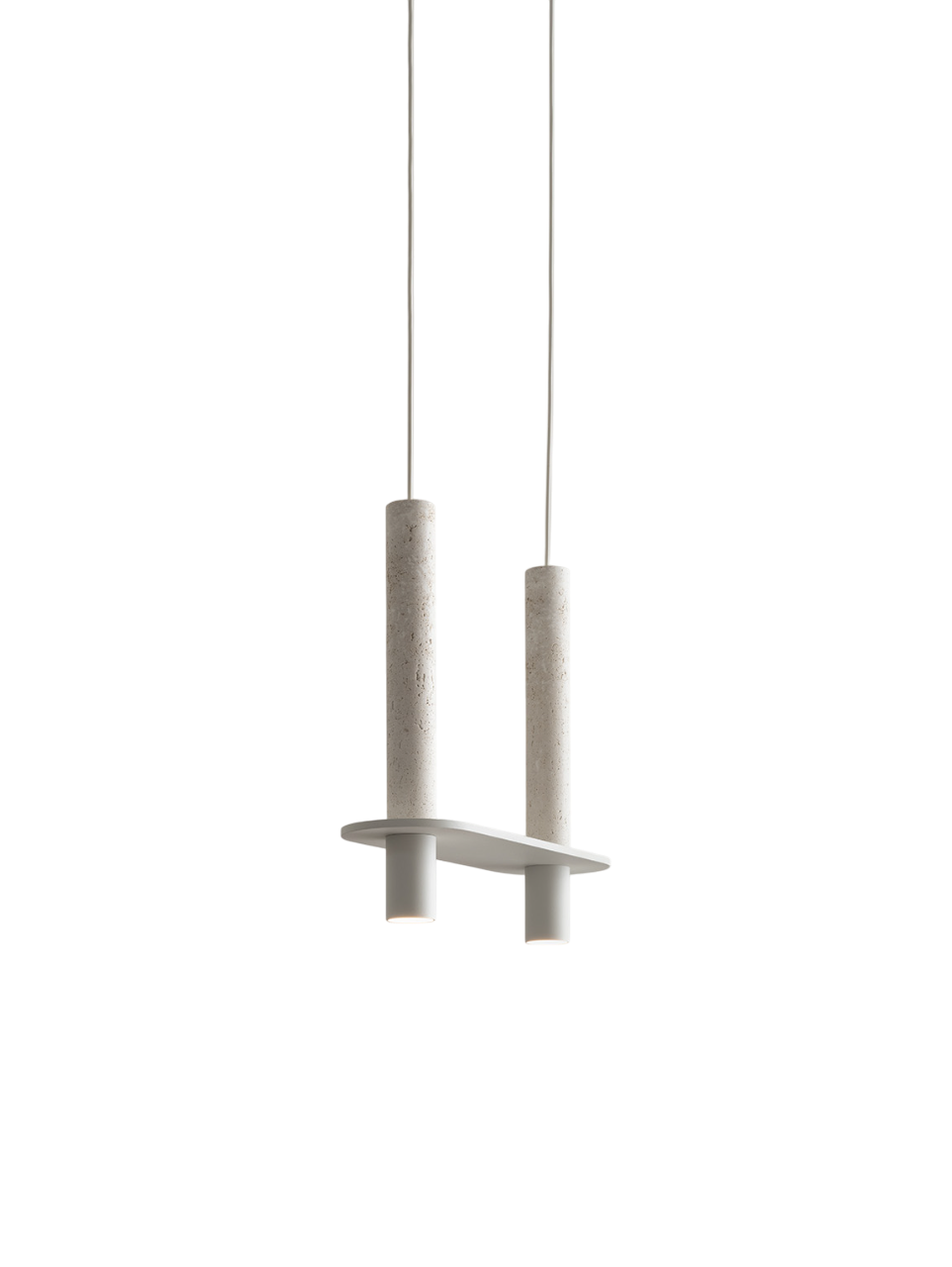A white fixture pendant light in white.