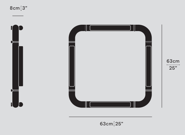 Product specifications for Black / Black / Phase w/ 2700K