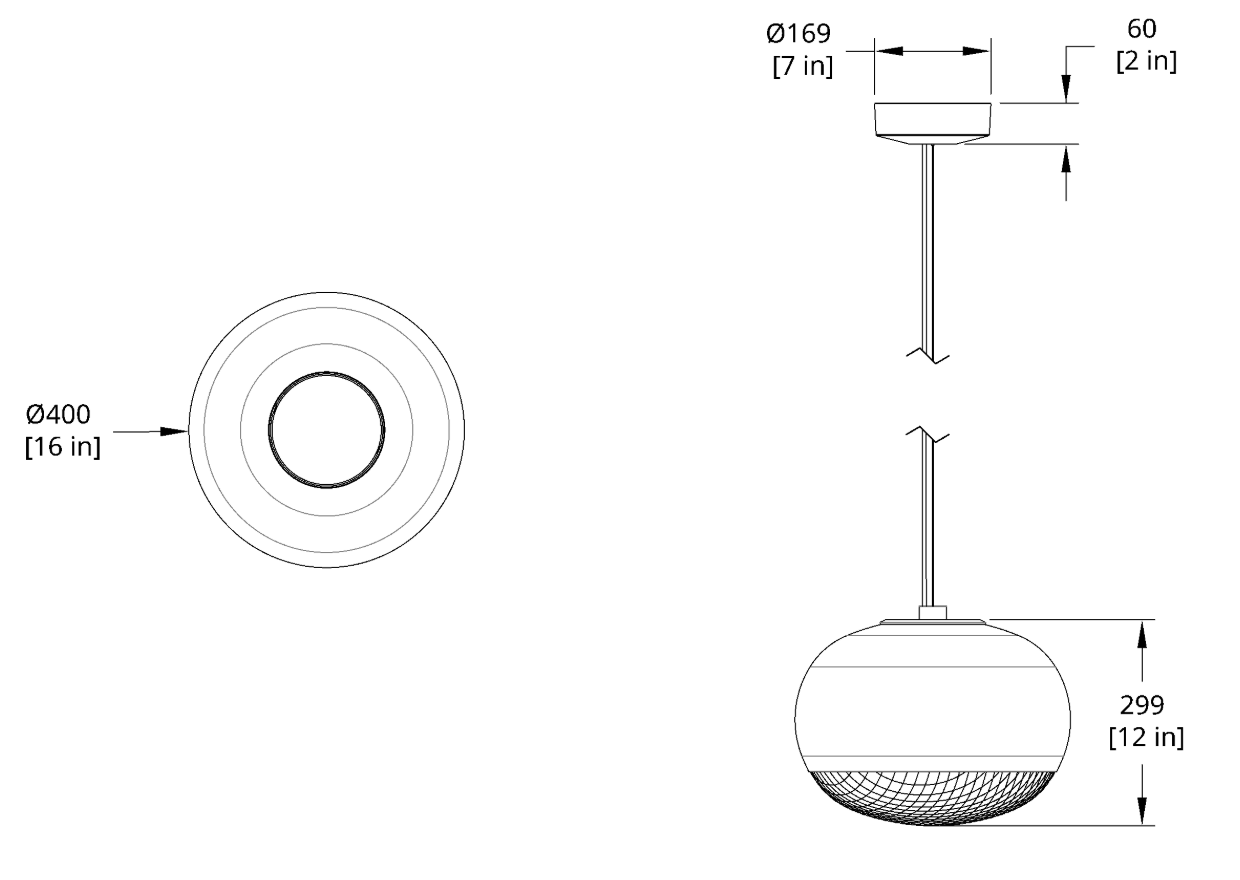 Product specifications for Clear/Frosted Glass / 2700K / DALI