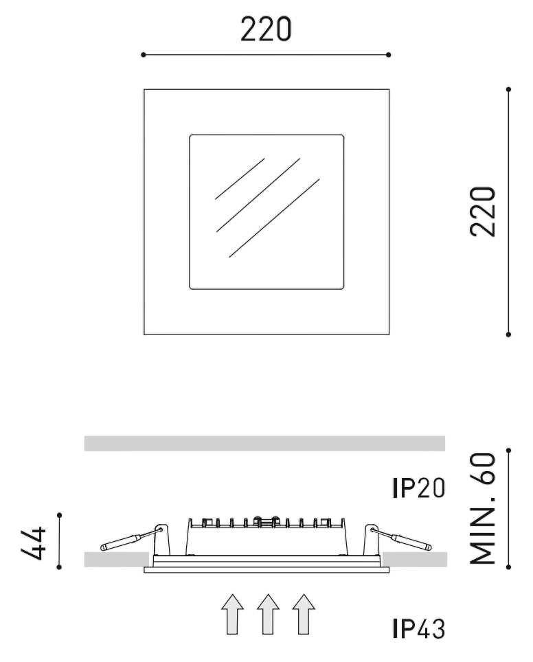 Product specifications for Quad 2 / No Dim / 3000K