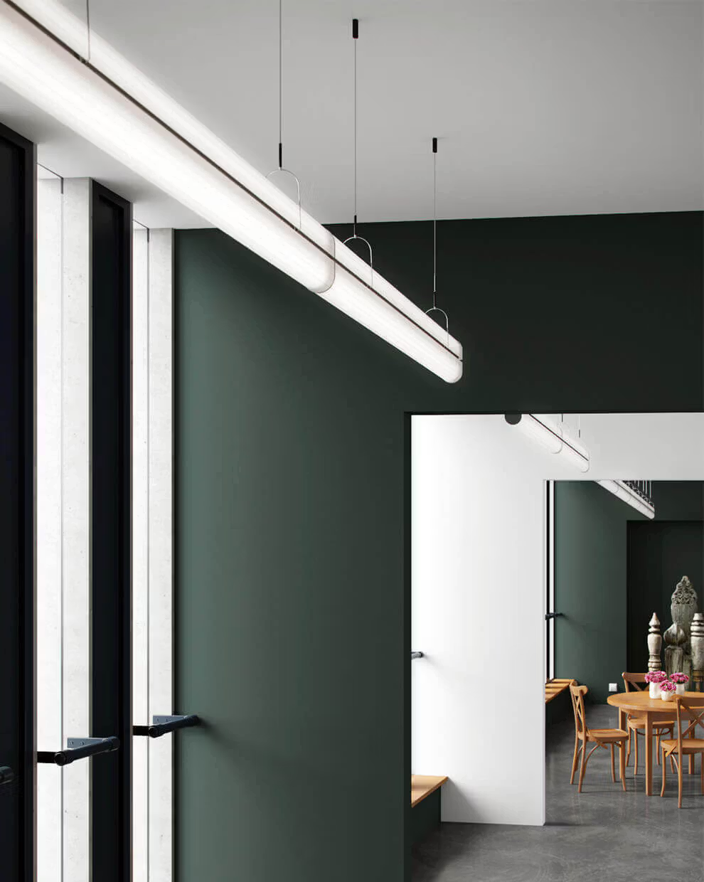 Queue Pendant Single - 44"