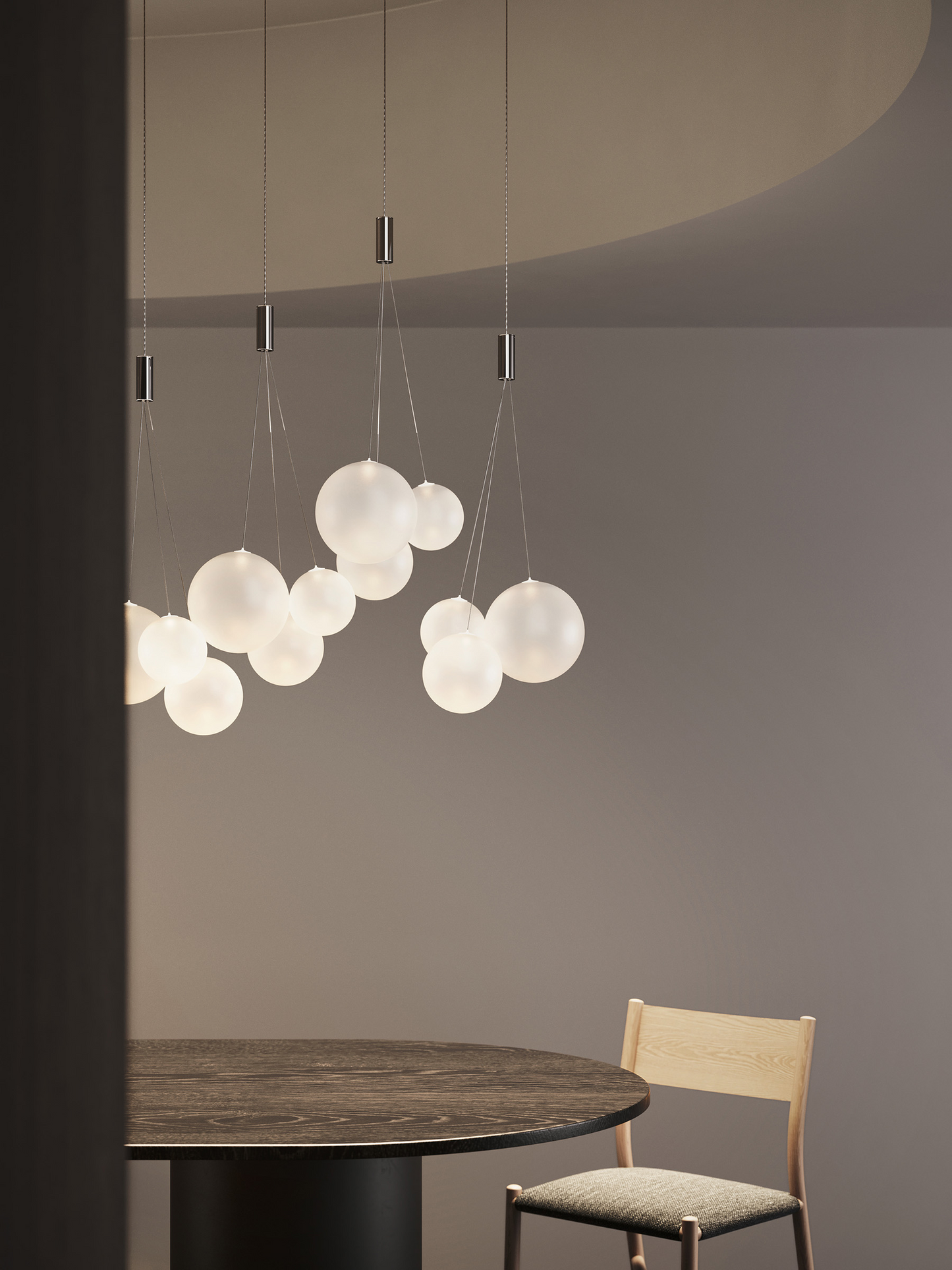 Random Cluster Suspension - Random