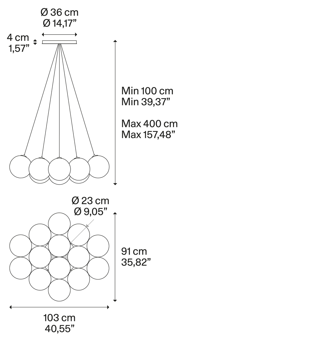 Product specifications for 2700K / Matte White w/ White / Clear
