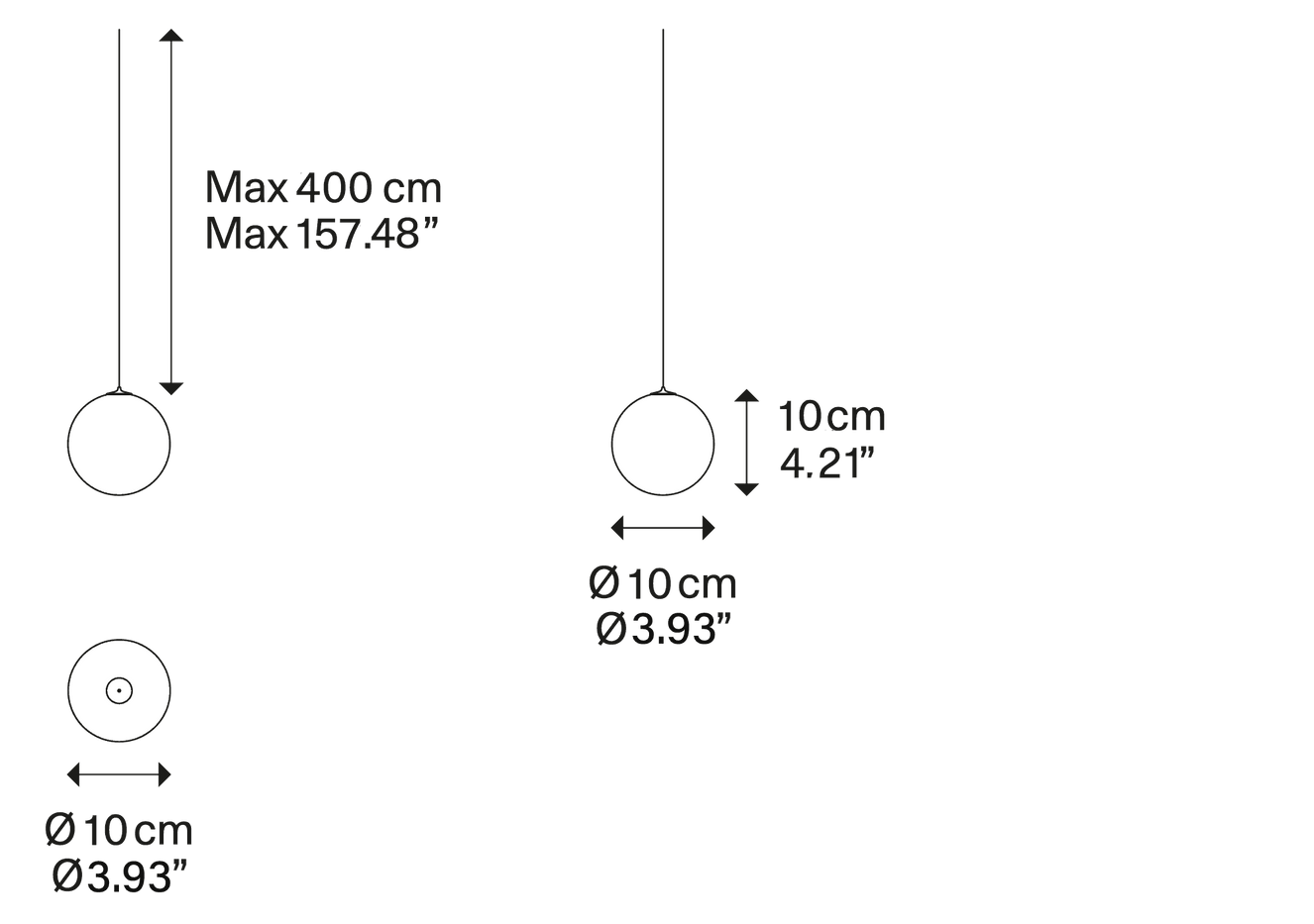 Product specifications for 2700K / White Translucent w/ White / Clear