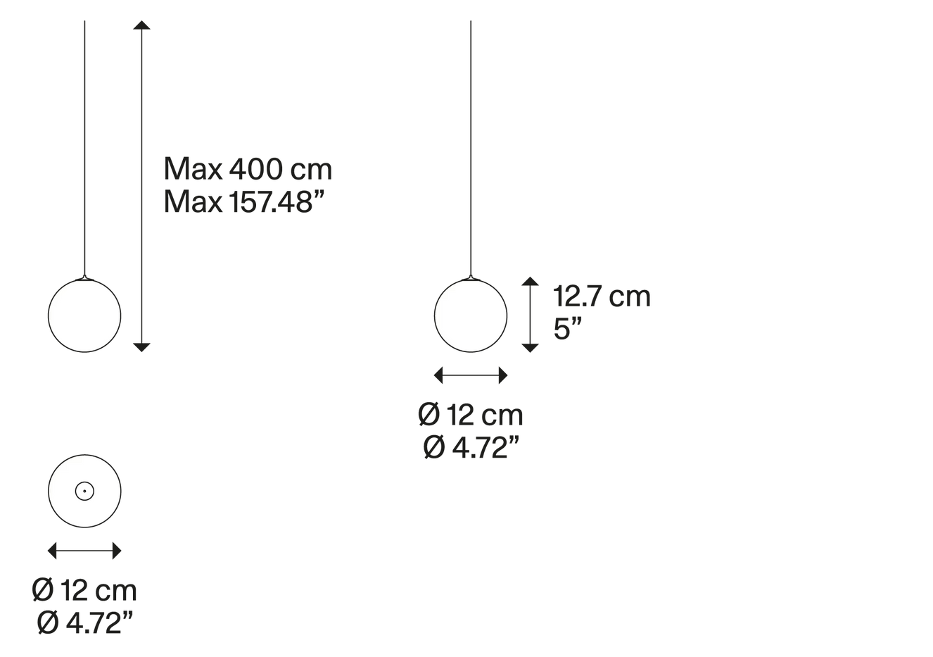 Product specifications for 2700K / White Translucent w/ White / Clear