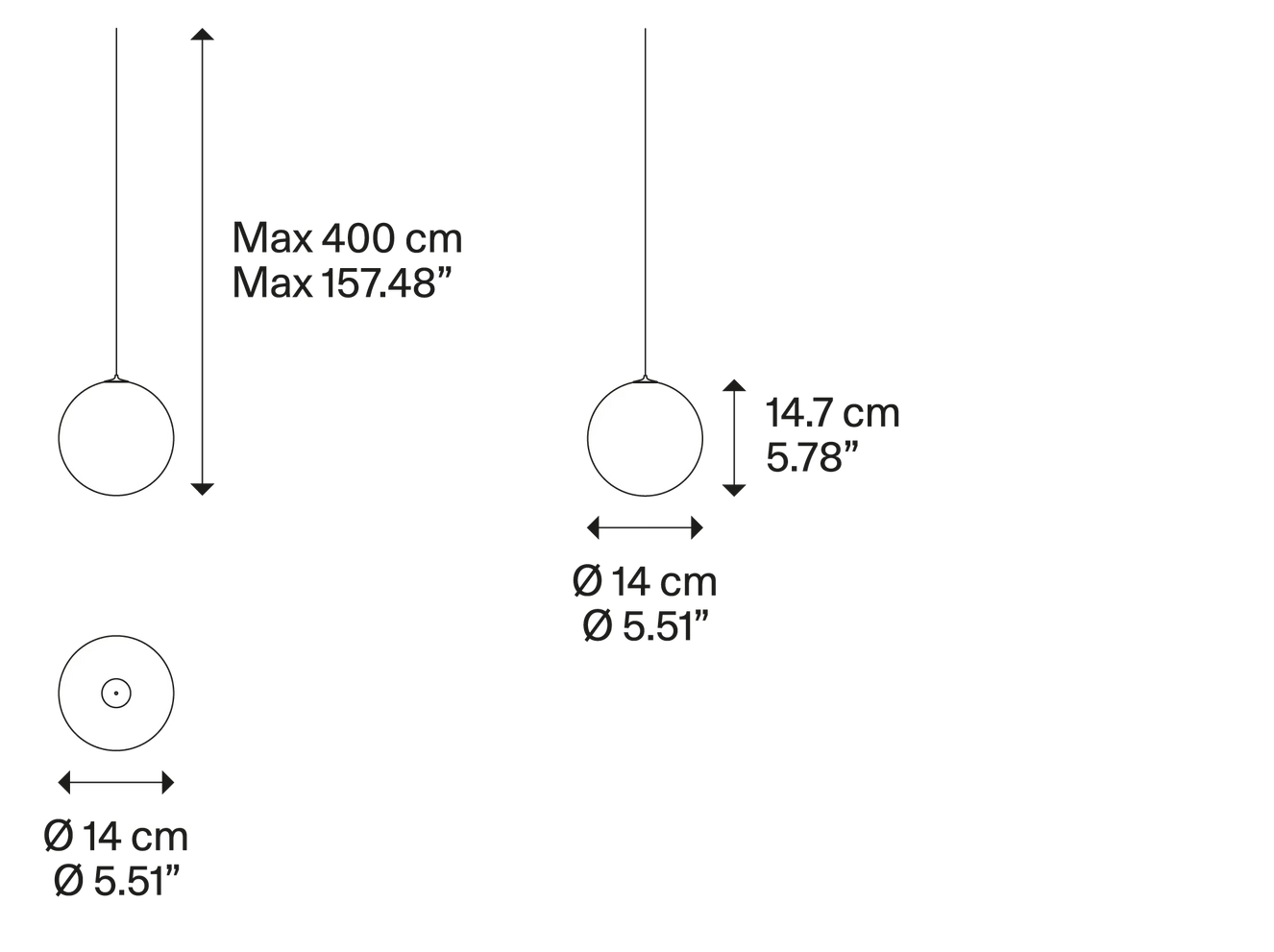 Product specifications for 2700K / White Translucent w/ White / Clear