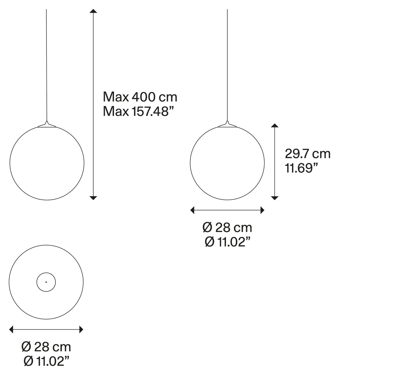 Product specifications for 2700K / White Translucent w/ White / Clear