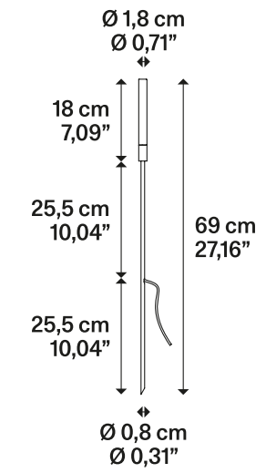 Product specifications for Matte Anthracite / 2200K / Pod