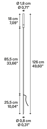 Product specifications for Matte Anthracite / 2200K / Pod