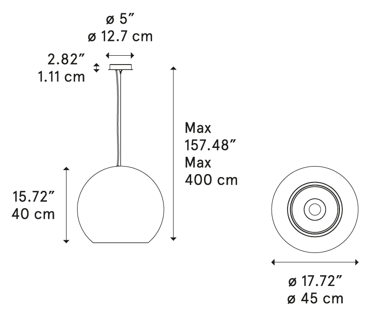 Product specifications for Random Terrazzo / 45 cm