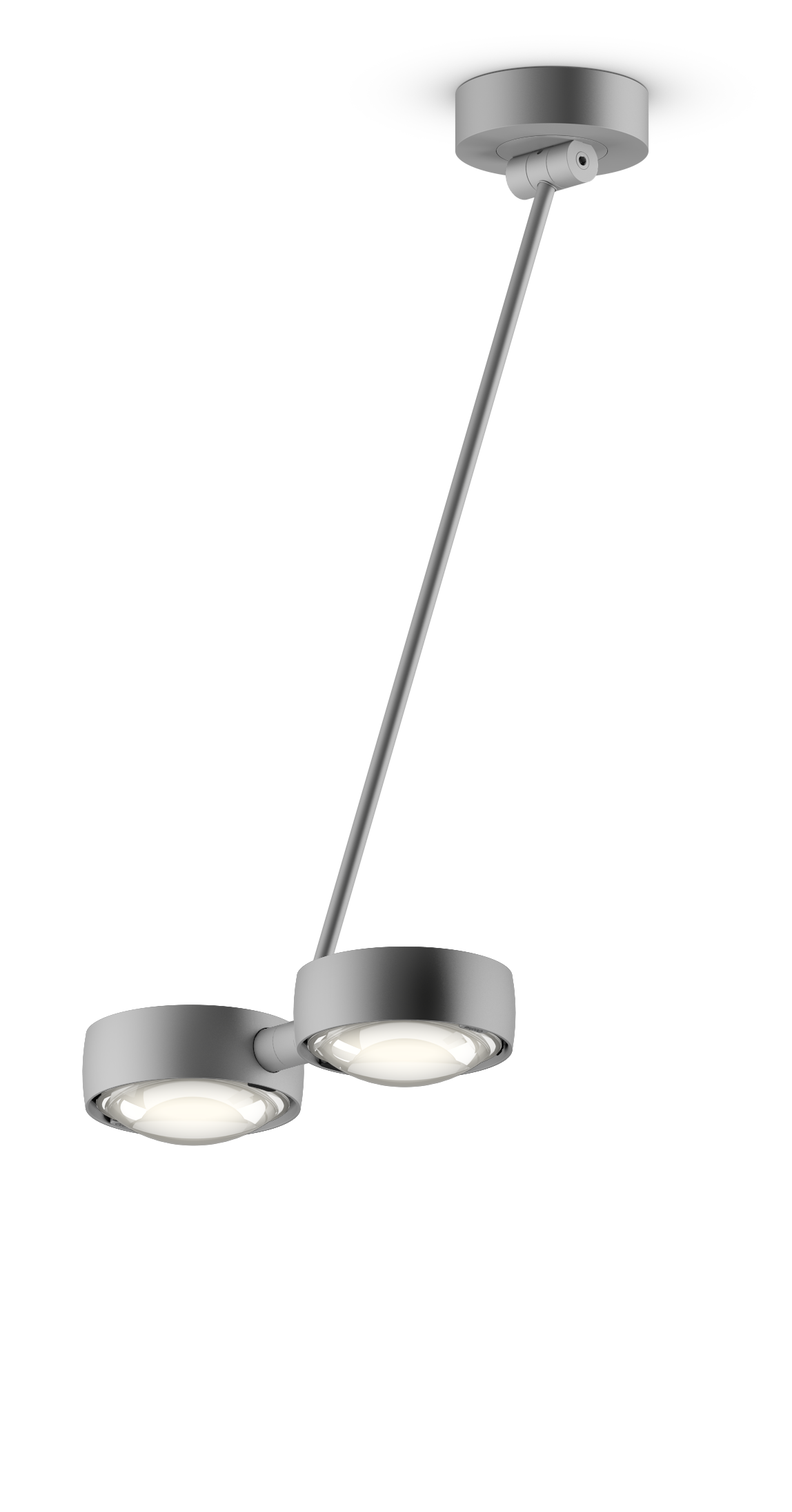 Sento Soffitto Doppio - Matt Chrome