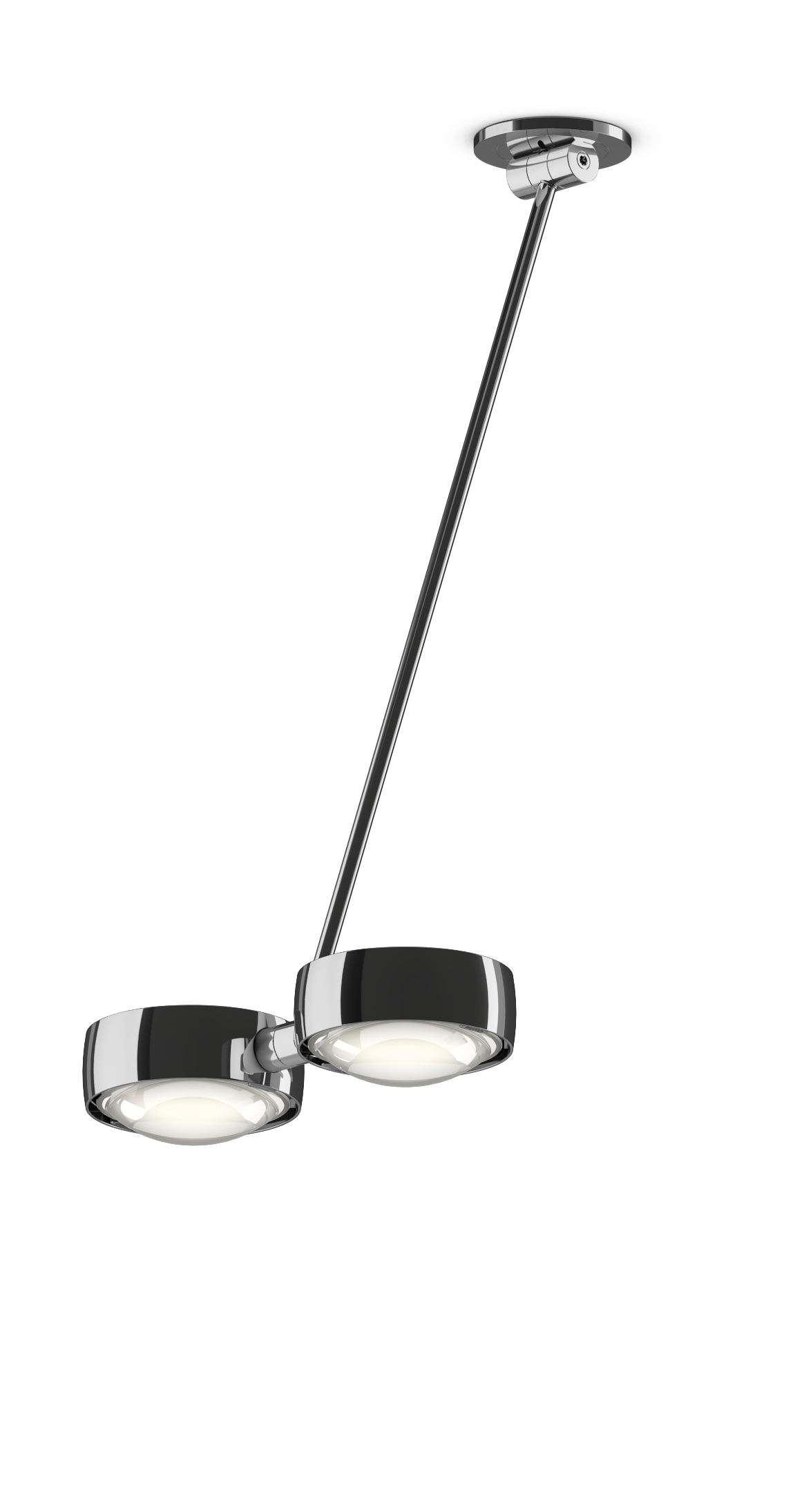 Sento Soffitto Doppio - Shiny Chrome