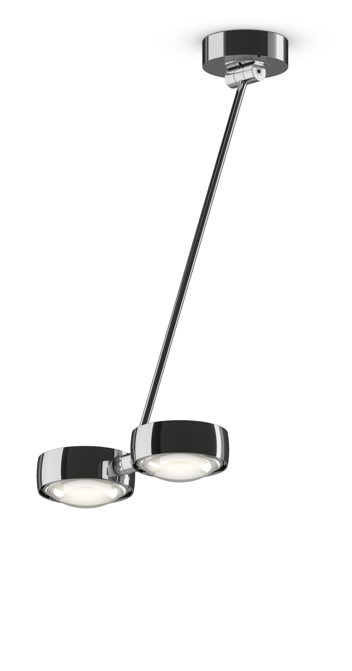 Sento Soffitto Doppio - Shiny Chrome